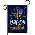 Ornament Collection Ornament Collection G192314-BO 13 x 18.5 in. Happy Hanukkah Garden Flag with Winter Double-Sided Decorative Vertical Flags House Decoration Banner Yard Gift G192314-BO